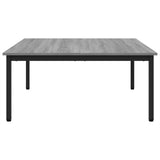 Coffee Table Grey Sonoma 100 x 100 x 45 cm Engineered Wood 892587