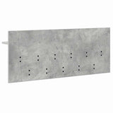 Wall-Mounted Coat Rack Concrete Grey 100 x 40 x 12 cm 874446