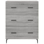 Highboard Grey Sonoma 69.5x34x180 cm Engineered Wood 3195865