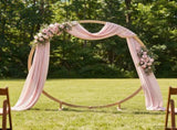 Wedding Arch Light Brown 224 x 80 x 220 cm Solid Pine Wood 42019397