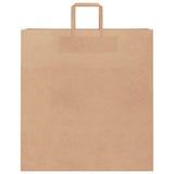 Paper Bags 50 pcs with Handles Brown 45x17x48 cm 4101807