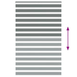 Zebra Blind Dark Grey 140x230 cm Fabric Width 135.9 cm Polyester 4014191