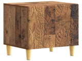 Bedside Table Old Wood 43 x 34.5 x 50 cm Engineered Wood 895041