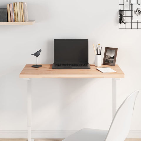 Table Top 80x40x2.5 cm Rectangular Solid Wood Beech 3188882