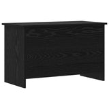 Storage Chest Black Oak 80 x 40 x 50 cm Engineered Wood 8011260