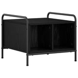 Coffee Table Black Oak 50 x 49 x 41 cm Engineered Wood 8013590