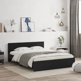Bed Frame without Mattress Black 150x200 cm King Size 3207477