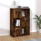 Storage Cabinet Smoked Oak Engineered wood Medium Storage Cabinet 815453