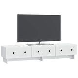 TV Cabinet with Drawer White 147 x 34.5 x 30 cm Engineered Wood 894015