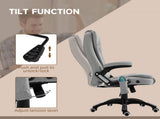 Office Chair, Ergonomic Fabric Desk Chair with 6-Point Massage and Back Heated, Arms, Lumbar T3398P328196
