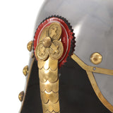 German Prussian Helmet Antique Replica LARP Silver Steel 286226