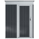 Garden Sheds Anthracite 137 x 81 x 180 cm Metal 42011291