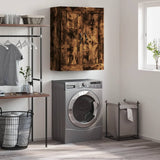 Wall Mounted Cabinet Smoked Oak 69.5x34x90 cm Engineered Wood 830377