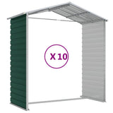 Garden Shed Green Galvanised Steel Large Garden Shed 3188240