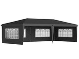 3 x 6m Pop-Up Gazebo, with Removable Walls - Black T3398P323800