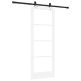 Sliding Door ORKDAL White and Black 78 x 202 cm 3332160