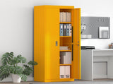 Storage Cabinet Mustard Yellow 60 x 40 x180 cm Steel 3406199