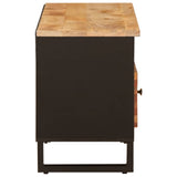 TV Cabinet with Drawer Brown 100 x 33 x 46 cm Solid Mango Wood 4018312