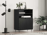 Highboard Black 60 x 36 x 110 cm Engineered wood 879621