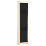 ZNTS 5-Panel Room Divider Black 200x170x4 cm Fabric 248185