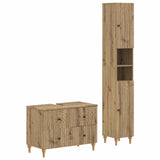 2 Piece Bathroom Cabinet Set ALKMAAR Artisan Oak 3417512