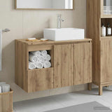 Bathroom Furniture Set 2 pcs Artisan Oak Engineered Wood 3404063