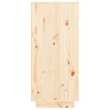 Shoe Cabinet 60x35x80 cm Solid Wood Pine 813530