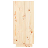 Shoe Cabinet 60x35x80 cm Solid Wood Pine 813530