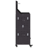 Tool Trolley Black 65 x 35 x 111 cm Cold-rolled Steel 874553