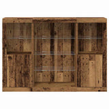 LED Sideboard Old Wood 142.5 x 37 x 100 cm Engineered Wood 3333120