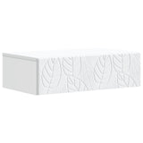 Wall-Mounted Side Table White 87.5 x 34.5 x 17 cm 898835