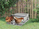 11.5KG Automatic Chicken Poultry Feeder Rat Proof Treadle Self Opening with Galvanized Steel and T3398P349831