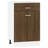 Drawer Bottom Cabinet Lyon Brown Oak 50x46x81.5 cm Engineered Wood 815575