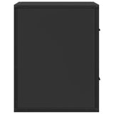 Wall-mounted Bedside Cabinet Black 40x31x39.5 cm 848724