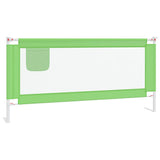 10196 Toddler Safety Bed Rail Green 190x25 cm Fabric