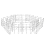 ZNTS Hexagonal Gabion Raised Bed 200x173x40 cm 142536