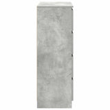 Sideboard Concrete Grey 80x35x99 cm Engineered Wood 3328483