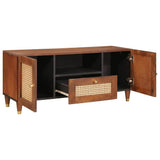 TV Cabinet with Shelf Brown 105 x 33.5 x 46 cm Solid Mango Wood 4018894