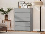 Chest of Drawers, 5-Drawer Storage Cabinets, Modern Dresser, Storage Drawer Unit for Bedroom T3398P555861
