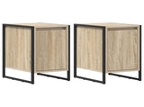 Bedside Table 2 pcs Sonoma 39.5 x 30 x 50 cm Engineered Wood 886645