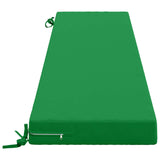 2-Piece Bench Cushions SOEST 2 pcs 100% Polyester Green 950049