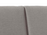 Upholstered Headboard Taupe 150 cm Solid Pine Wood 879282