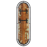 Wall-mounted Coat Racks with 4 Hooks 2 pcs Solid Wood Reclaimed 4013505