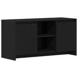 TV Cabinet Black Oak 102 x 37.5 x 52.5 cm Engineered Wood 862707