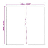 Clear Tarpaulin with Eyelets 4x10 m PVC 4018610