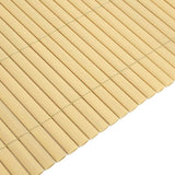 Double-Sided Garden Fence 110x400 cm Yellow 317158