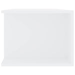 TV Cabinet with LED Lights White 135x39x30 cm 804229
