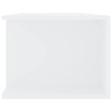 TV Cabinet with LED Lights White 135x39x30 cm 804229