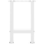 ZNTS Coffee Table Legs White 2 pcs 38x cm Steel 4013277