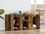Sideboard ELST Old Wood 100 x 35 x 59 cm Engineered Wood 891352